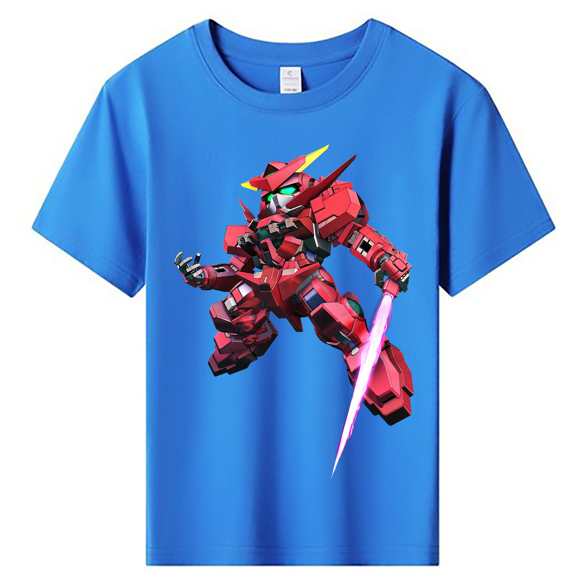 （画像用） 機動戦士ガンダム Mobile Suit Gundam 綿100％キッズTシャツ（フロントプリント）